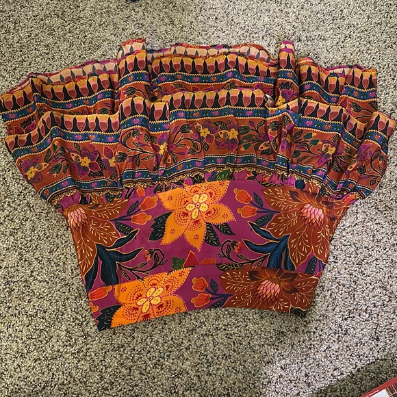 NWT FARM Rio Tropical Tapestry Mini Skirt- XS | PRICE FIRM! - Picture 5 of 9